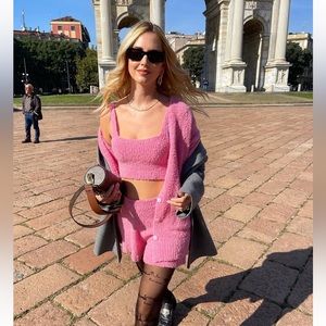 Zara Barbie pink matching set